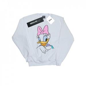 Disney Girls Daisy Duck groot portretsweater 9-11 Years wit