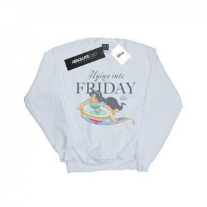 Disney-meisjesprinses Jasmine vliegt vrijdag als sweatshirt binnen 12-13 wit