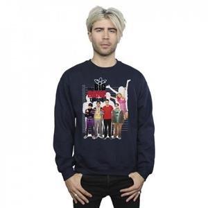 The Big Bang Theory Het Big Bang Theory heren IQ Group-sweatshirt M marineblauwe kleur