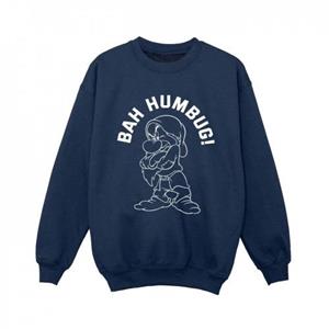 Disney jongens Sneeuwwitje Grumpy Humbug Sweatshirt 12-13 zwart