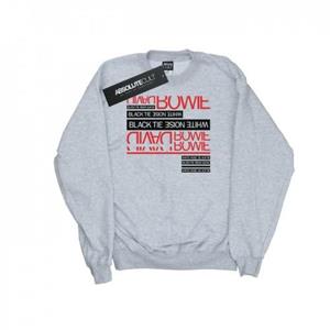 David Bowie Heren Black Tie White Noise Sweatshirt L wit