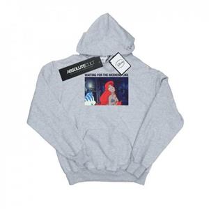 Disney Girls De kleine zeemeermin die wacht op het weekend Hoodie 5-6 Years wit