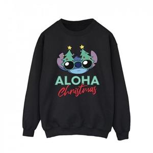 Disney heren Lilo en Stitch kerstboom tinten Sweatshirt XXL wit