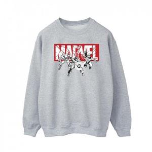 Marvel Comics Hero Group-sweatshirt voor heren XXL wit