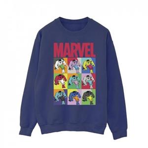 Marvel Heren Hulk Pop Art Sweatshirt L wit