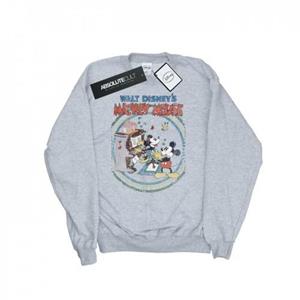 Disney Heren Mickey Mouse pianosweatshirt L grijs