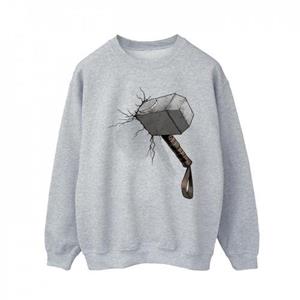Pertemba FR - Apparel Marvel Universe Thor Hammer Crack-sweatshirt voor heren XXL wit