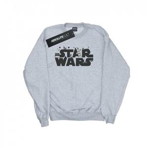 Star Wars heren minimalistisch logo sweatshirt L wit