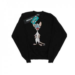 Animaniacs Pinky Classic Pose-sweatshirt voor heren M wit