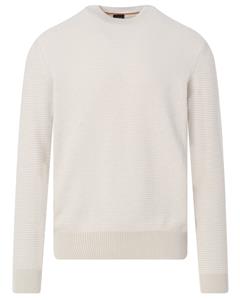 Sweater BOSS Pullover Amercury Ecru