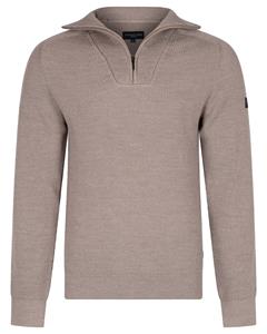 Cavallaro Napoli Cavallaro Corsico Half-Zip Beige