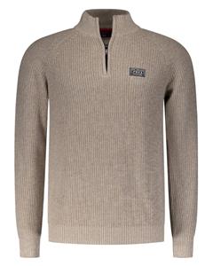 Sweater New Zealand Auckland NZA Half Zip Trui Drake Ecru