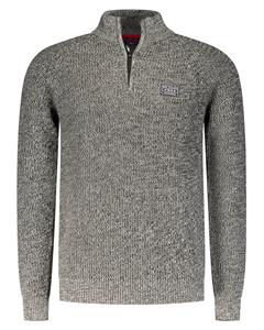 Sweater New Zealand Auckland NZA Half Zip Trui Drake Groen