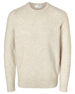Selected Homme Gebreide pullover met ronde hals, model 'RAI'