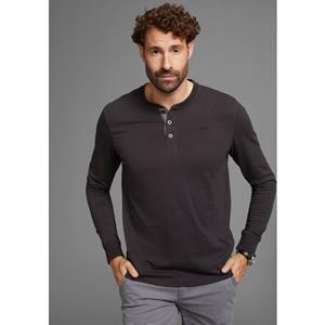 H.I.S Henleyshirt met knoopsluiting - nieuwe collectie