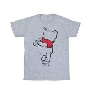 Disney meisjes Winnie de Poeh tekening katoenen T-shirt 7-8 Years wit