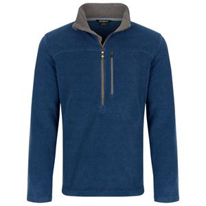 Sherpa - Rolpa Eco Zip Tee - Fleecetrui, blauw