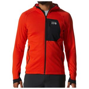 Mountain Hardwear - Polartec Power Grid Full Zip - Fleecevest, rood