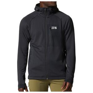 Mountain Hardwear - Polartec Power Grid Full Zip - Fleecevest, zwart