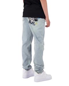 Black Bananas Graffiti 3D Jeans Kids Blauw - 