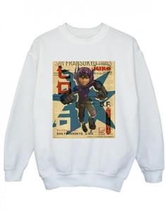 Disney Boys Big Hero 6 Baymax Hiro krantensweater 5-6 Years wit