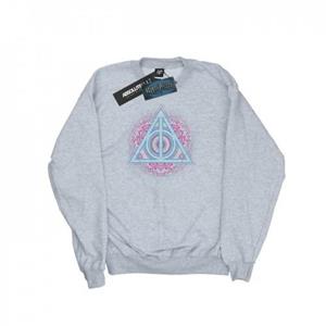 Harry Potter jongens neon doodsrelieken sweatshirt 9-11 Years wit