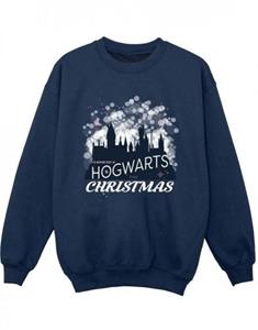 Harry Potter jongens Zweinstein kerstsweater 5-6 Years wit