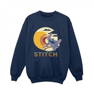 Disney jongens Lilo & Stitch zomergolven sweatshirt 5-6 Years wit