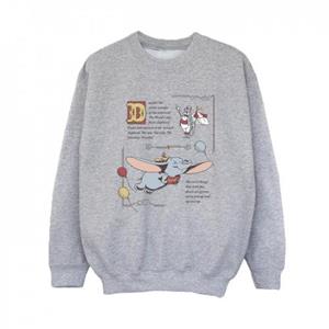 Disney Boys Dumbo Story Boekpagina Sweatshirt 9-11 Years wit