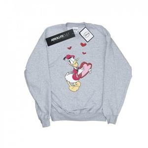 Disney jongens Donald Duck Love Heart Sweatshirt 9-11 Years wit