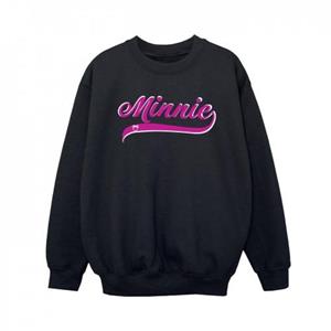 Disney jongens Sweatshirt met Minnie Mouse-logo 5-6 Years wit