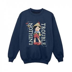 Disney Boys Pinocchio niets dan problemen Sweatshirt 12-13 zwart