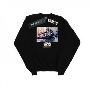 Star Wars Boys The Mandalorian Scout Troopers Sweatshirt 9-11 Years wit