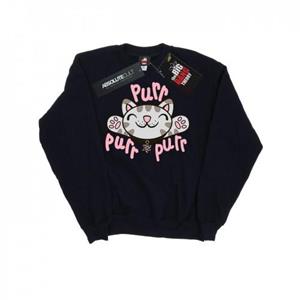Pertemba FR - Apparel Big Bang Theory jongens zachte Kitty Purr Sweatshirt 7-8 Years wit
