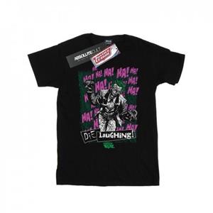 DC Comics Boys Justice League Joker Die lachende T-shirt 12-13 zwart