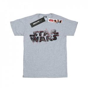 Star Wars Boys The Last Jedi Spray Logo T-Shirt 9-11 Years wit