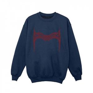 Marvel Girls Doctor Strange Wanda Crown-sweatshirt 12-13 zwart