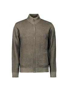 No Excess Cardigan 2 coloured melange stone