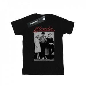 Blondie Boys noodlijdende band T-shirt 12-13 wit