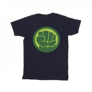 Marvel Boys Hulk T-shirt met borstlogo 5-6 Years wit