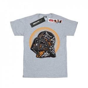 Star Wars Boys Darth Vader Dia De Los Muertos T-Shirt 9-11 Years wit