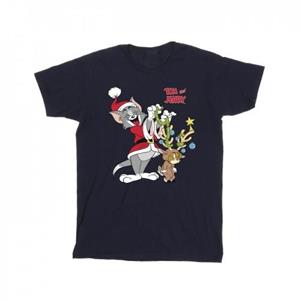 Pertemba FR - Apparel Tom & Jerry jongens kerstrendier T-shirt 5-6 Years wit