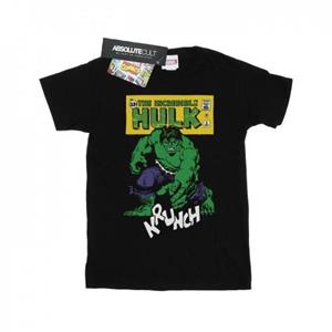 Marvel Girls Hulk Krunch katoenen T-shirt 12-13 zwart