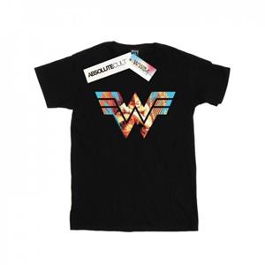 DC Comics Girls Wonder Woman 84 symbool gekruiste armen katoenen T-shirt 9-11 Years wit