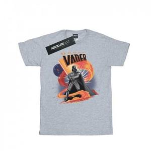 Star Wars Darth Vader Swirling Fury katoenen T-shirt voor meisjes 9-11 Years wit