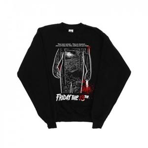 Friday The 13th Vrijdag de 13e bloedige poster-sweatshirt voor heren L zwart