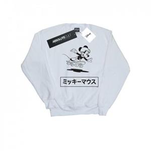 Disney Heren Mickey Mouse schaatssweater L wit