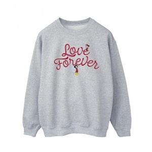 Disney Heren Mickey Mouse Love Forever Sweatshirt XXL wit