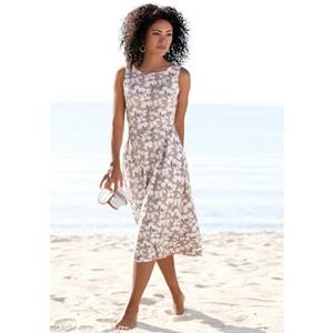 Beachtime Midi-jurk met bloemenprint, van jersey, a-lijn jurk