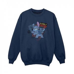 Disney Boys Lilo en Stitch gemakkelijk afgeleid sweatshirt 12-13 zwart